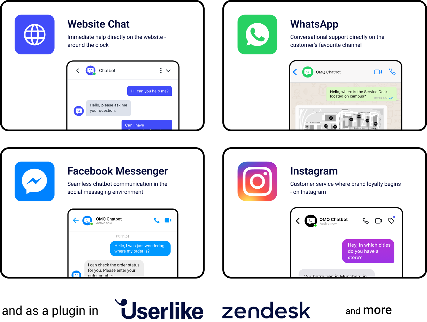 Supported chat messenger