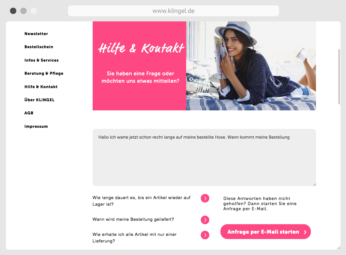 screenshot preview klingel industries en screenshot preview klingel en