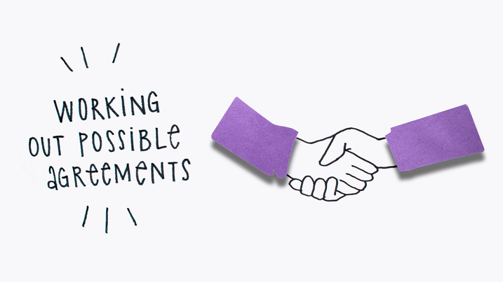 Compromising and working together to solve the issue creates a constructive and trusting relationship with your company. 3. tip for de-escalation: Working out possible agreements