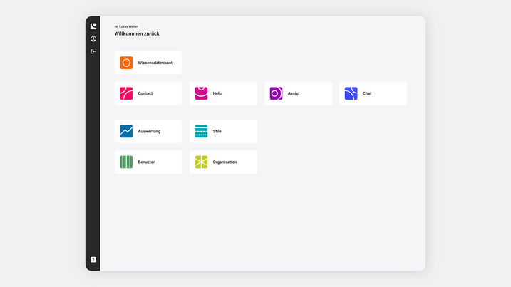 New administration of the OMQ System. OMQ Dashboard